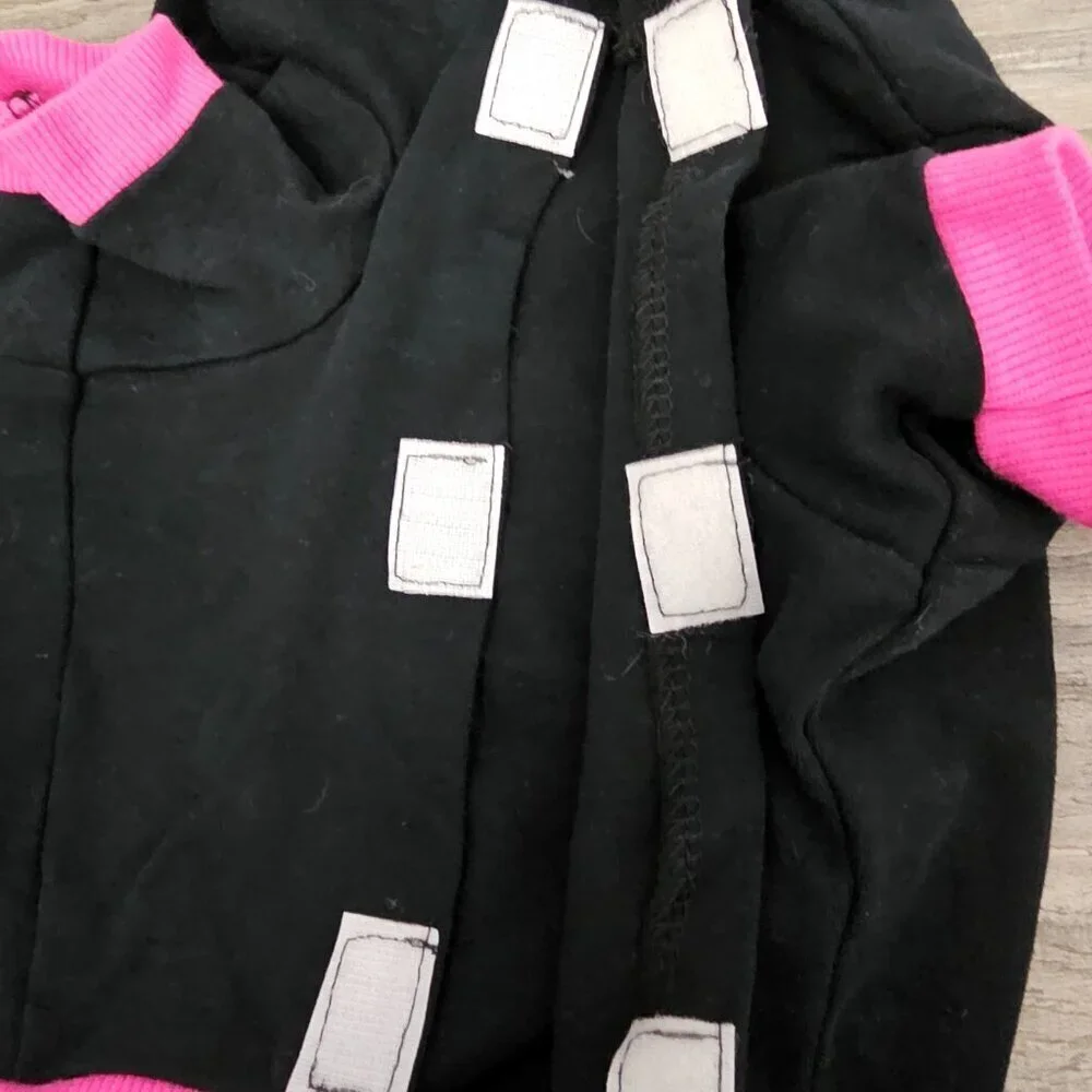 Pet Dog Queen Of The Dog Park Graphic Black And Pink Hooded Sweatshirt Shirt